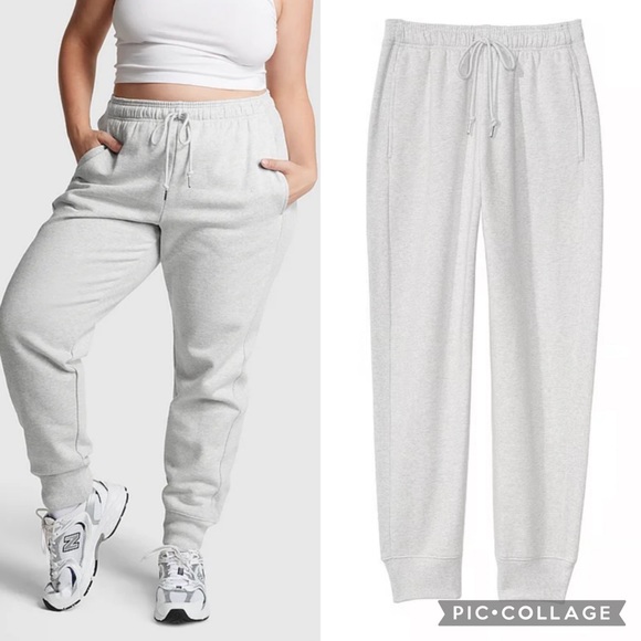 PINK PREMIUM FLEECE BAGGY JOGGERS - Picture 1 of 1